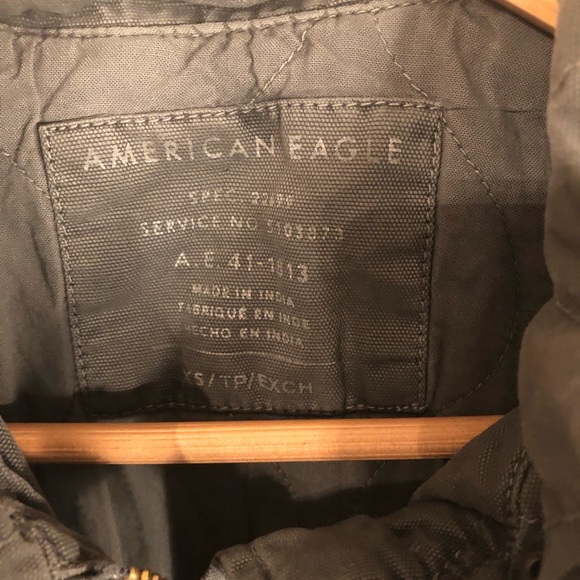 American Eagle utility jacket with fur hood - Picture 3 of 6